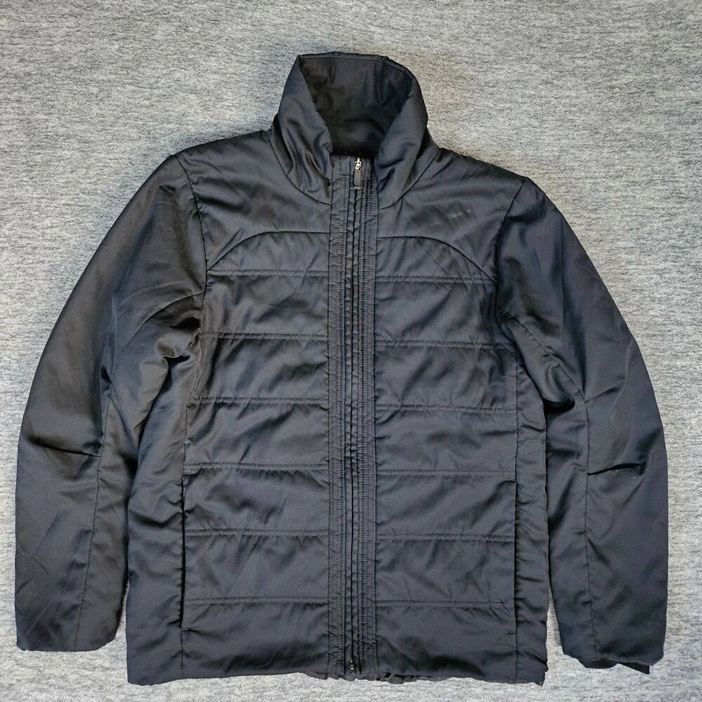 Nike Repel Golf Jacket Full Zip Black Standard Fit Synthetic Fill Women's Medium